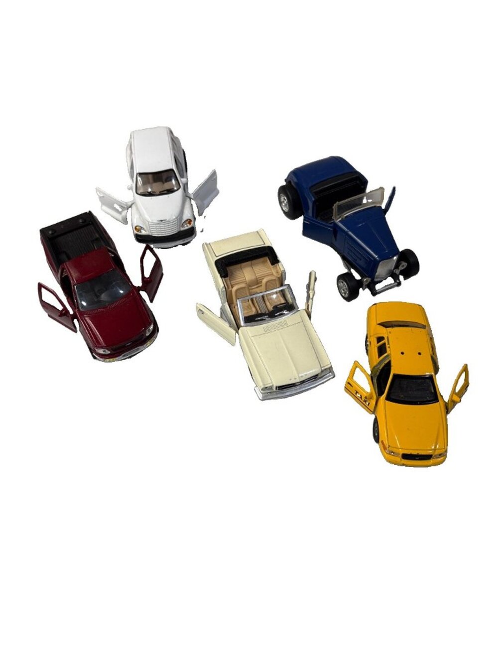 Die Cast Vintage Truck Cars Lot of 5 Multicolored 5-6”
